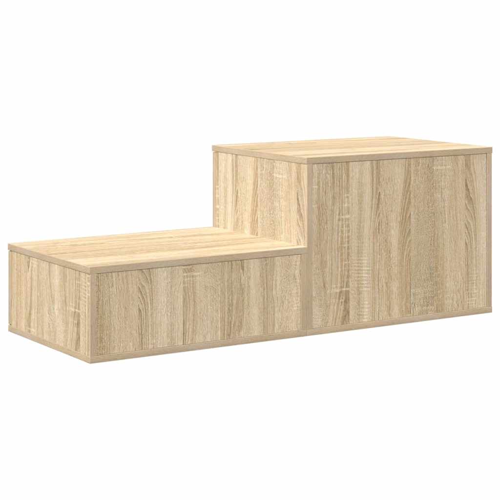 Storage Cabinet 2 pcs Sonoma Oak 118 x 41 x 40 cm