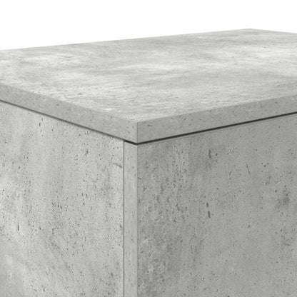 Storage Cabinet 2 pcs Concrete Grey 118 x 41 x 40 cm