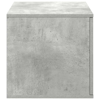 Storage Cabinet 2 pcs Concrete Grey 118 x 41 x 40 cm