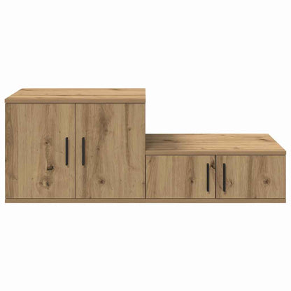 Storage Cabinet 2 pcs Artisan Oak 118 x 41 x 40 cm