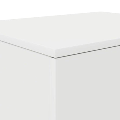 Storage Cabinet 2 pcs White 108 x 41 x 40 cm Engineered Wood