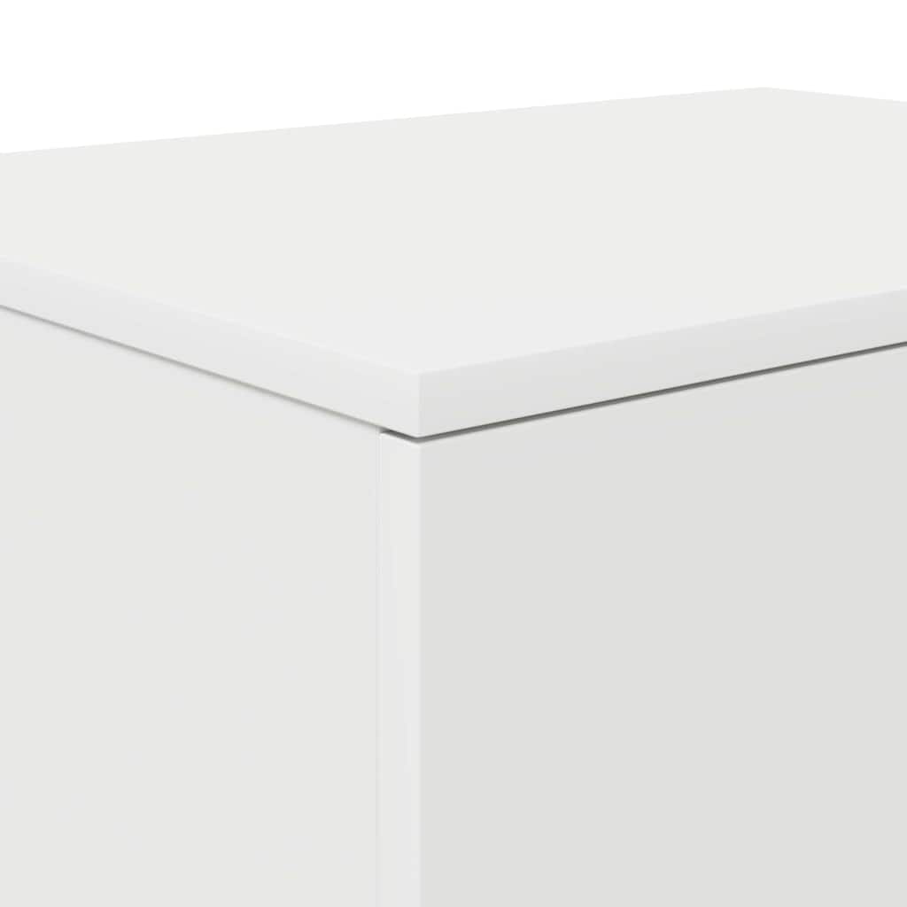 Storage Cabinet 2 pcs White 103 x 41 x 40 cm Engineered Wood