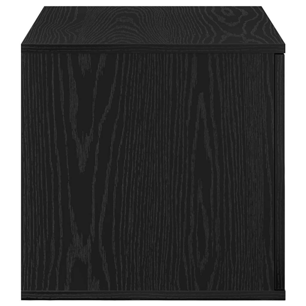 Black Storage Cabinet, 103x41x40 cm, Made of Engineered Wood