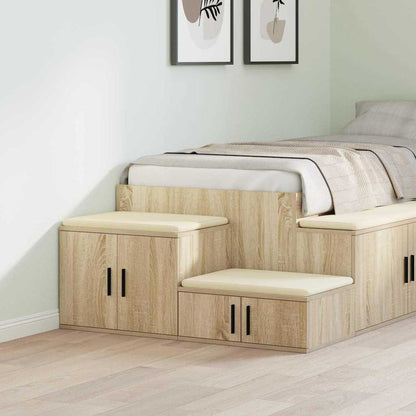 Storage Cabinet 2 pcs Sonoma Oak 103 x 41 x 40 cm