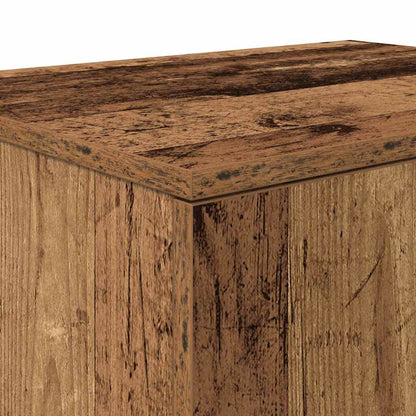 Storage Cabinet 2 pcs Old Wood 103 x 41 x 40 cm Engineered Wood