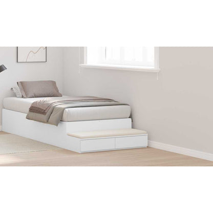 Bed Drawers White 100 x 36.5 x 16.5 cm Engineered Wood