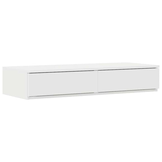 Bed Drawers White 100 x 36.5 x 16.5 cm Engineered Wood