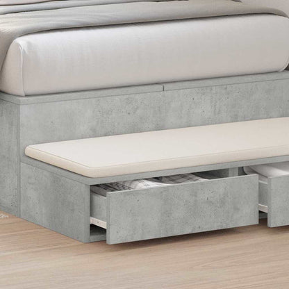 Bed Drawers Concrete Grey 100 x 36.5 x 16.5 cm Engineered Wood