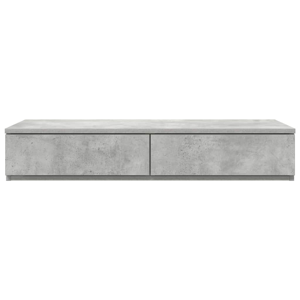 Bed Drawers Concrete Grey 100 x 36.5 x 16.5 cm Engineered Wood