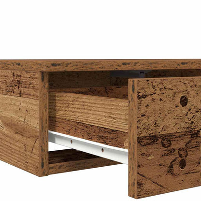 Bed Drawers Old Wood 100 x 36.5 x 16.5 cm Engineered Wood