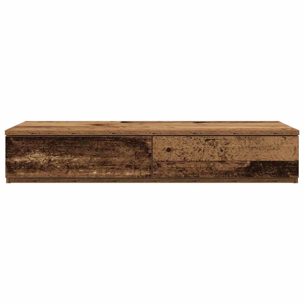 Bed Drawers Old Wood 100 x 36.5 x 16.5 cm Engineered Wood