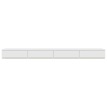 Bed Drawers White 200 x 36.5 x 16.5 cm Engineered Wood