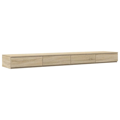 Bed Drawers Sonoma Oak 200x36,5x16,5 cm Engineered Wood