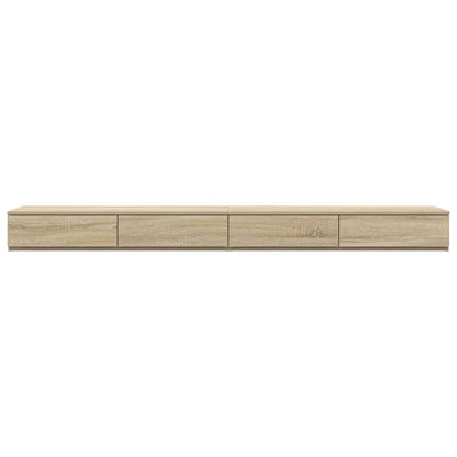 Bed Drawers Sonoma Oak 200x36,5x16,5 cm Engineered Wood