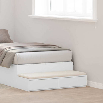 Bed Drawers White 80 x 36.5 x 16.5 cm Engineered Wood