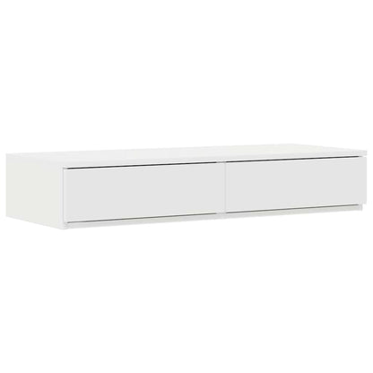 Bed Drawers White 80 x 36.5 x 16.5 cm Engineered Wood