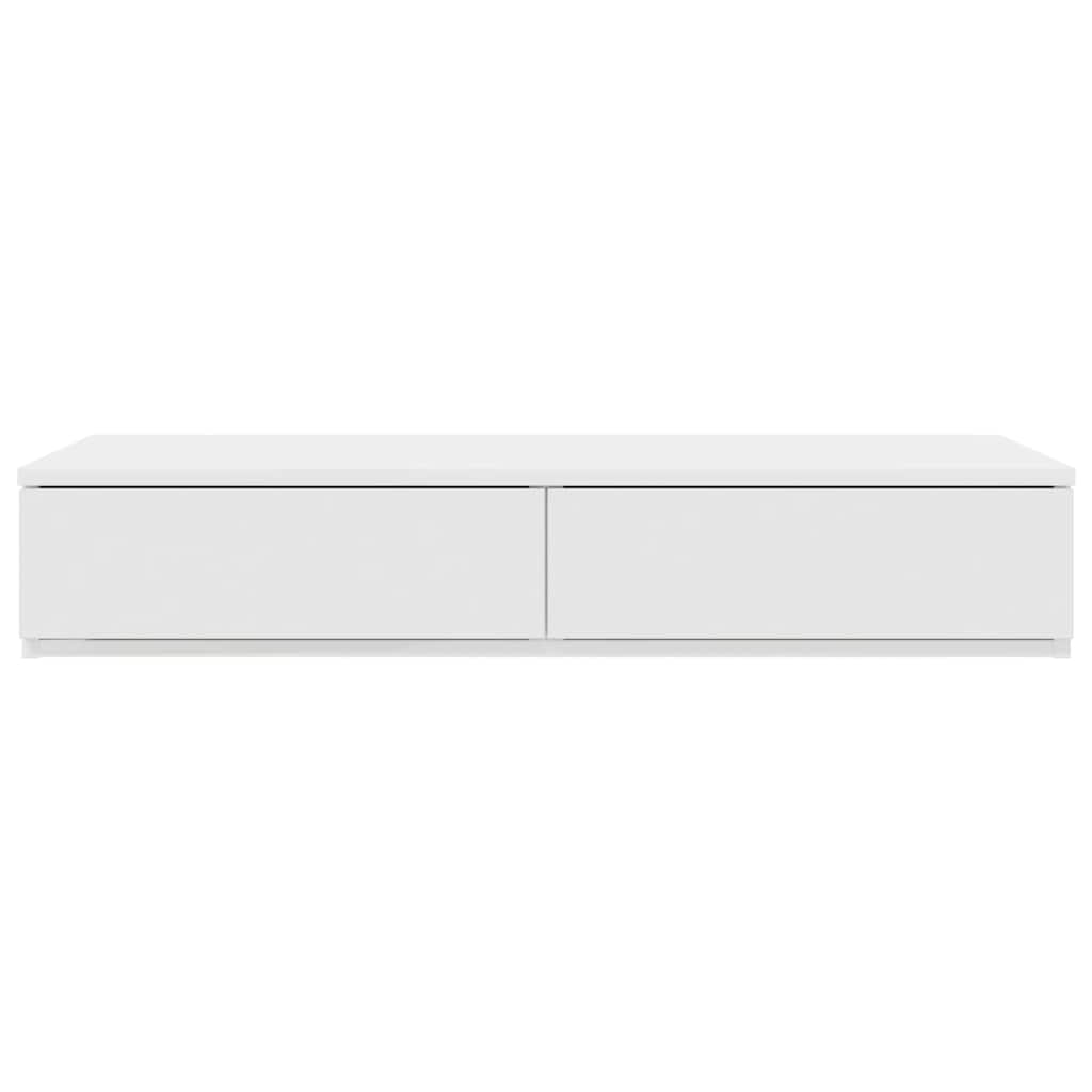 Bed Drawers White 80 x 36.5 x 16.5 cm Engineered Wood