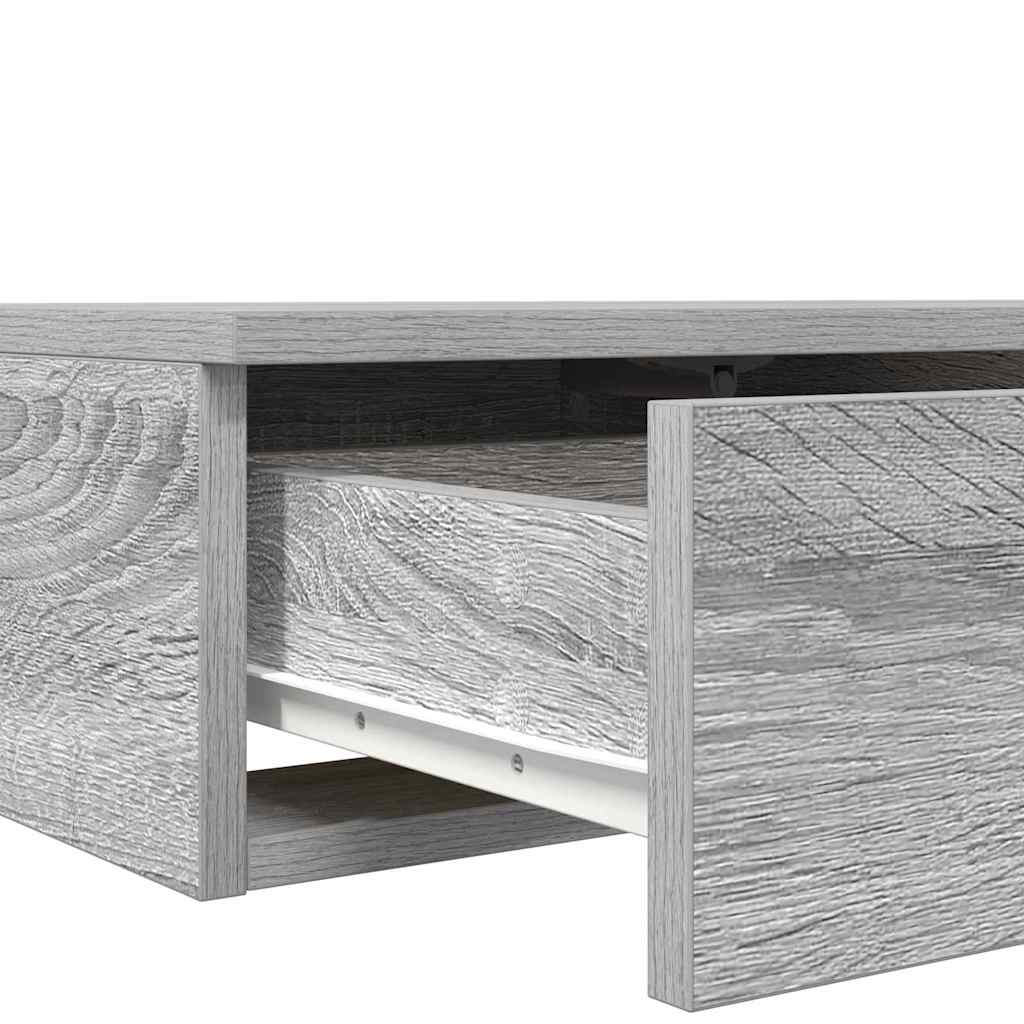 Bed Drawers Grey Sonoma 80 x 36.5 x 16.5 cm Engineered Wood