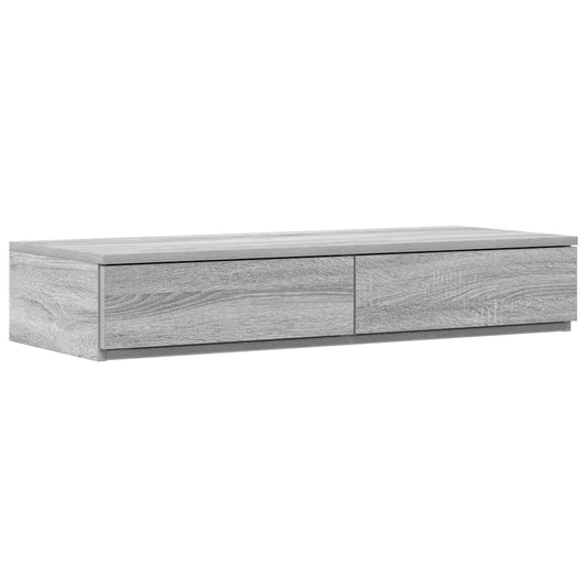 Bed Drawers Grey Sonoma 80 x 36.5 x 16.5 cm Engineered Wood