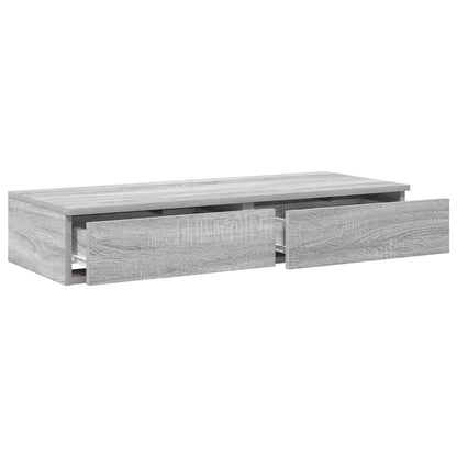 Bed Drawers Grey Sonoma 80 x 36.5 x 16.5 cm Engineered Wood