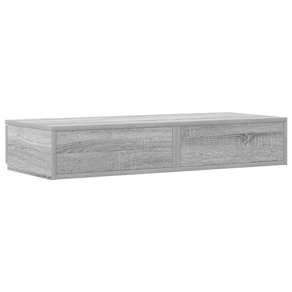 Bed Drawers Grey Sonoma 80 x 36.5 x 16.5 cm Engineered Wood