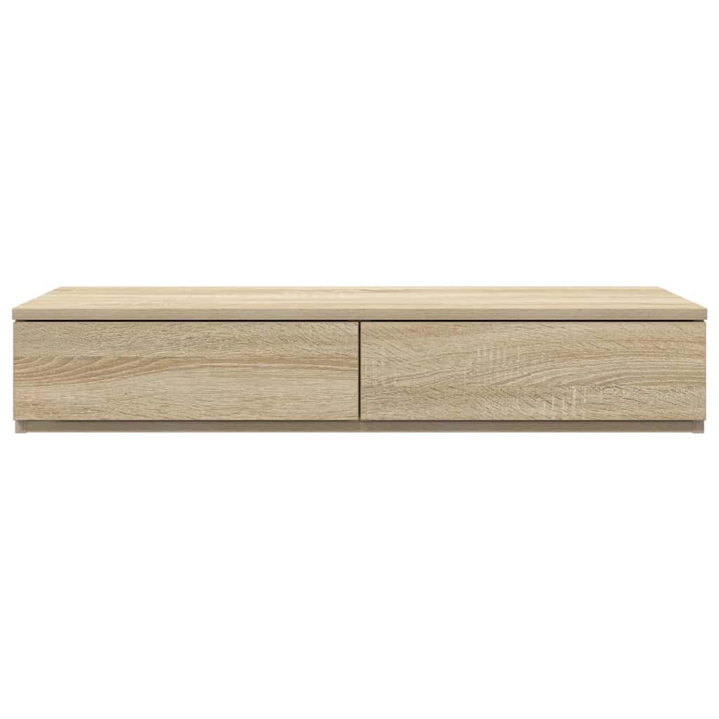 Bed Drawers Sonoma Oak 90 x 36.5 x 16.5 cm Engineered Wood