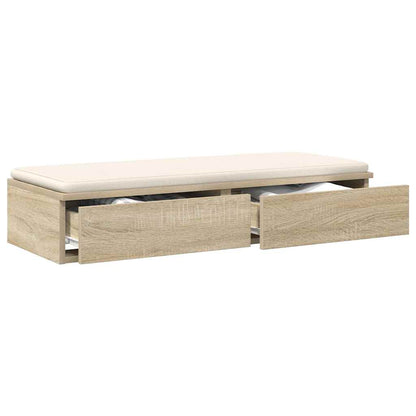 Bed Drawers Sonoma Oak 90 x 36.5 x 16.5 cm Engineered Wood