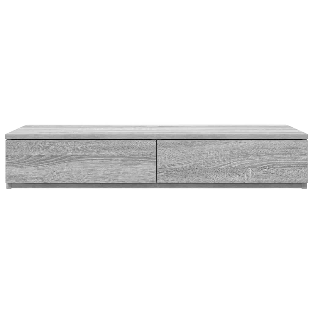 Bed Drawers Grey Sonoma 90 x 36.5 x 16.5 cm Engineered Wood