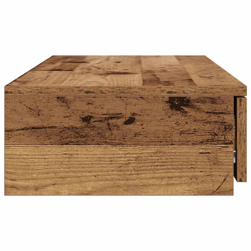 Bed Drawers Old Wood 90 x 36.5 x 16.5 cm Engineered Wood