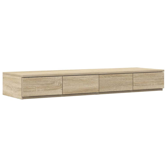 Bed Drawers Sonoma Oak 120 x 36.5 x 16.5 cm Engineered Wood