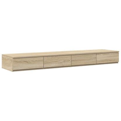 Bed Drawers Sonoma Oak 140 x 36.5 x 16.5 cm Engineered Wood