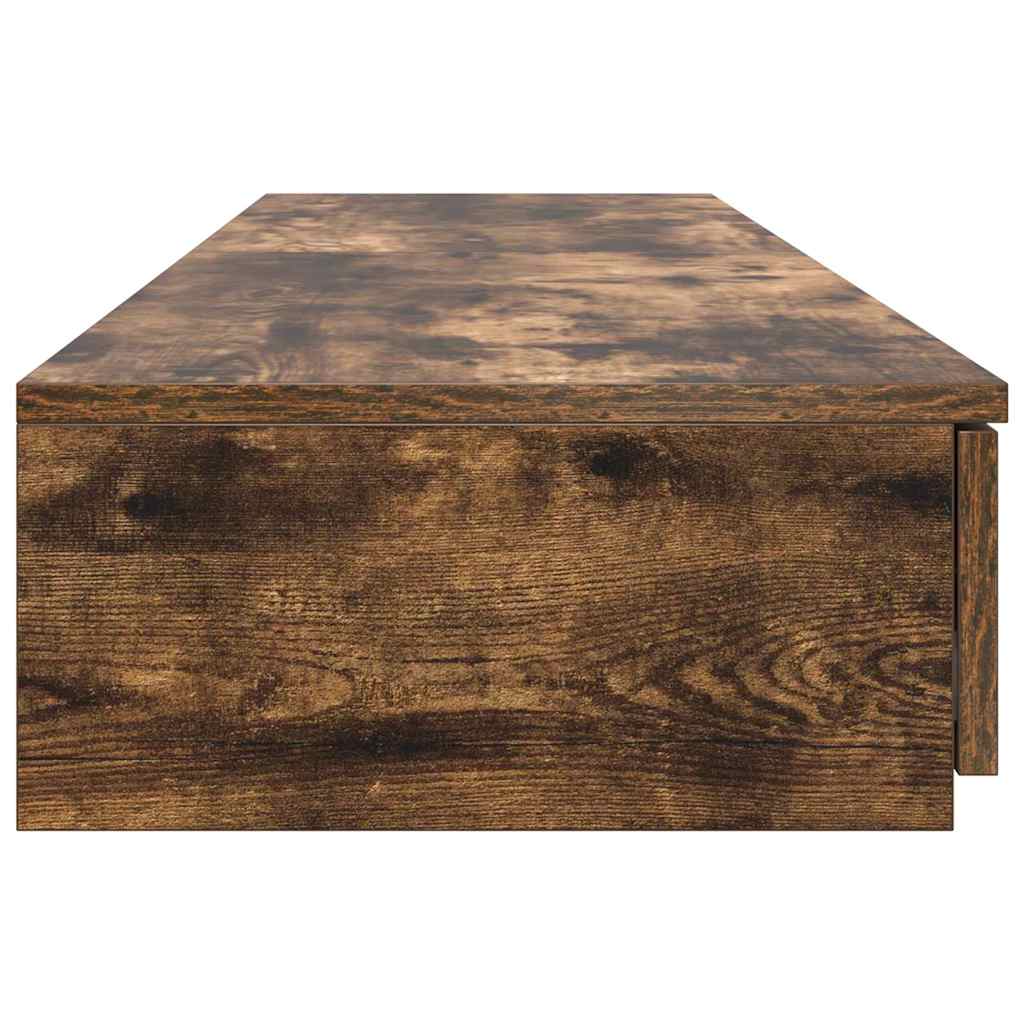 Bed Drawers Smoked Oak 140 x 36.5 x 16.5 cm Engineered Wood