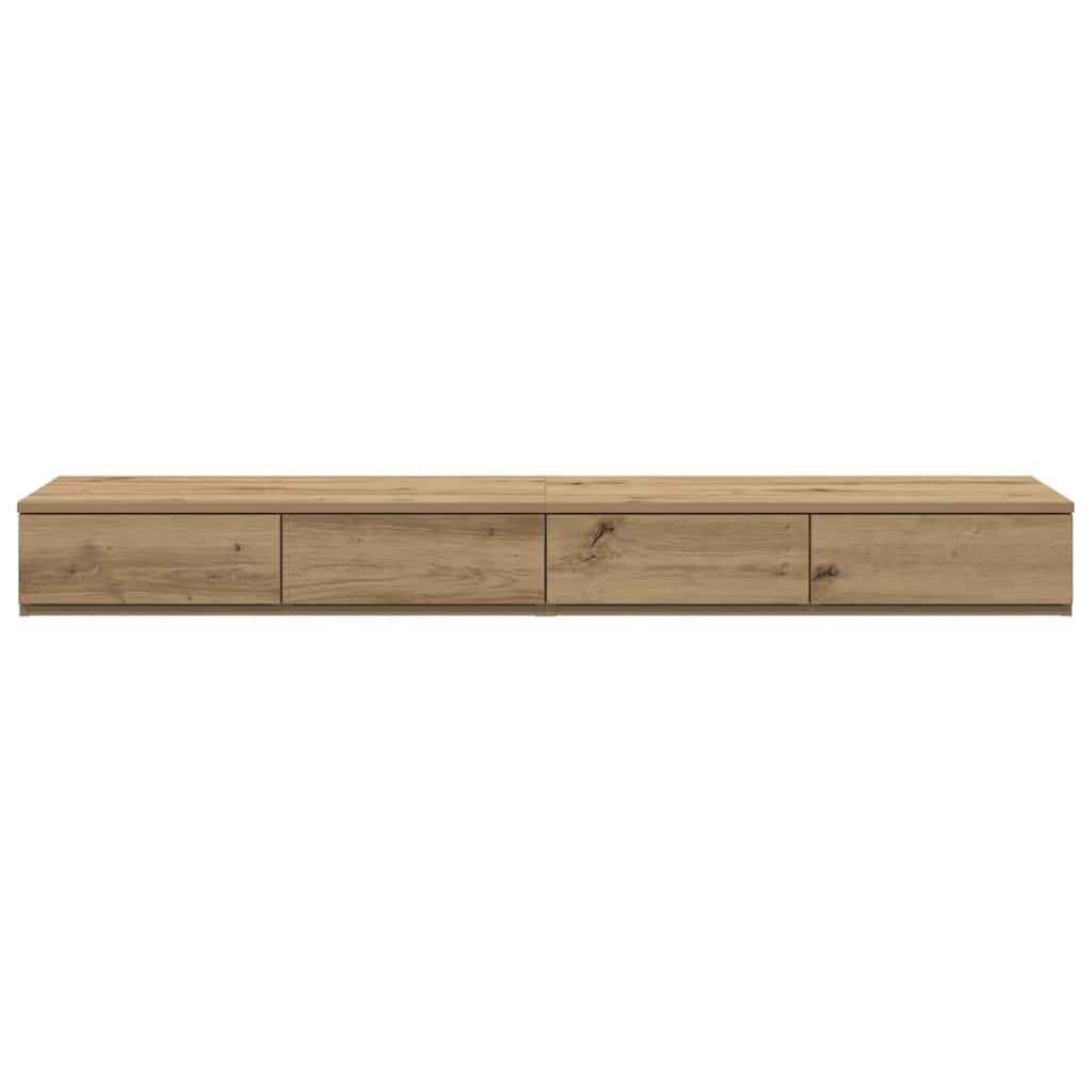 Bed Drawers Artisan Oak 140 x 36.5 x 16.5 cm Engineered Wood