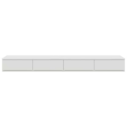 Bed Drawers White 150 x 36.5 x 16.5 cm Engineered Wood