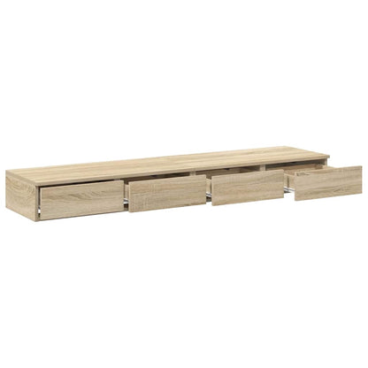 Bed Drawers Sonoma Oak 150 x 36.5 x 16.5 cm Engineered Wood