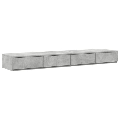 Bed Drawers Concrete Grey 150 x 36.5 x 16.5 cm Engineered Wood
