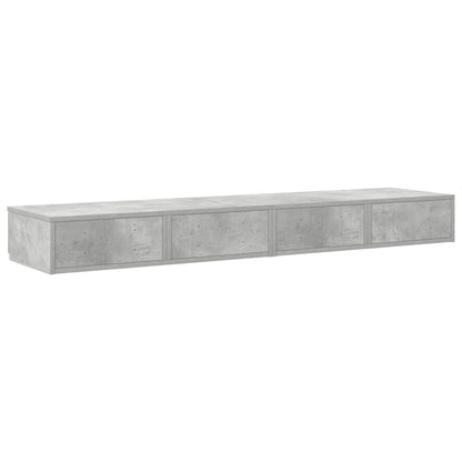 Bed Drawers Concrete Grey 150 x 36.5 x 16.5 cm Engineered Wood