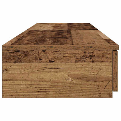 Bed Drawers Old Wood 150 x 36.5 x 16.5 cm Engineered Wood