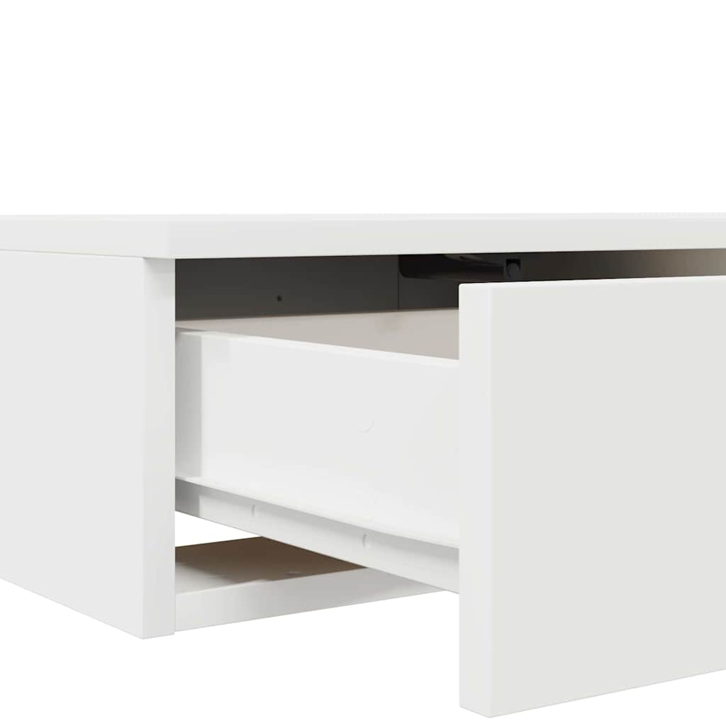 Bed Drawers White 75 x 36.5 x 16.5 cm Engineered Wood