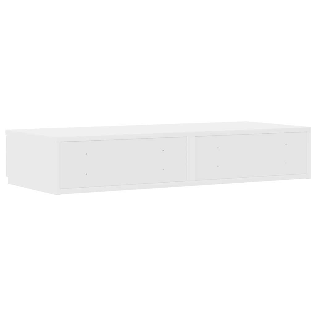 Bed Drawers White 75 x 36.5 x 16.5 cm Engineered Wood
