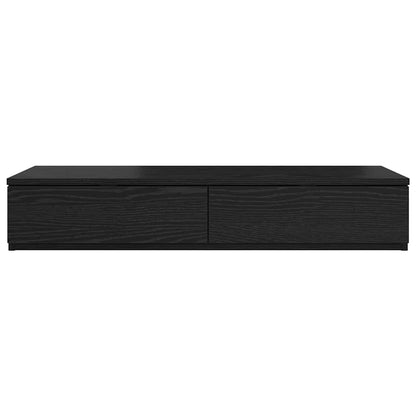 Bed Drawers Black Oak 75 x 36.5 x 16.5 cm Engineered Wood