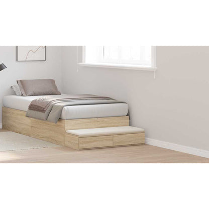 Bed Drawers Sonoma Oak 75 x 36.5 x 16.5 cm Engineered Wood