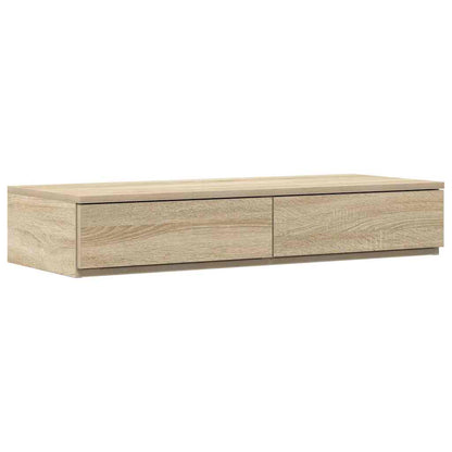 Bed Drawers Sonoma Oak 75 x 36.5 x 16.5 cm Engineered Wood