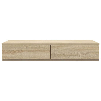 Bed Drawers Sonoma Oak 75 x 36.5 x 16.5 cm Engineered Wood