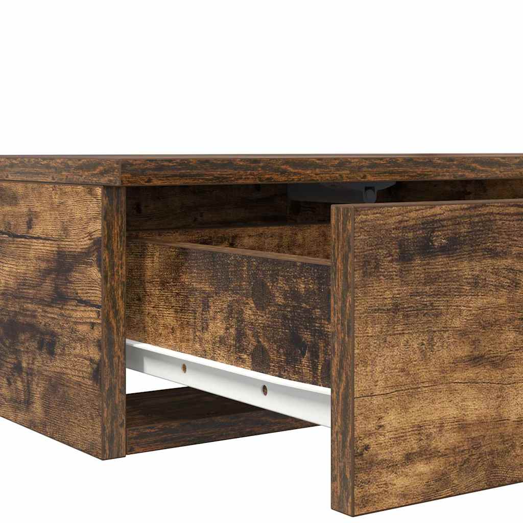 Bed Drawers Smoked Oak 75 x 36.5 x 16.5 cm Engineered Wood