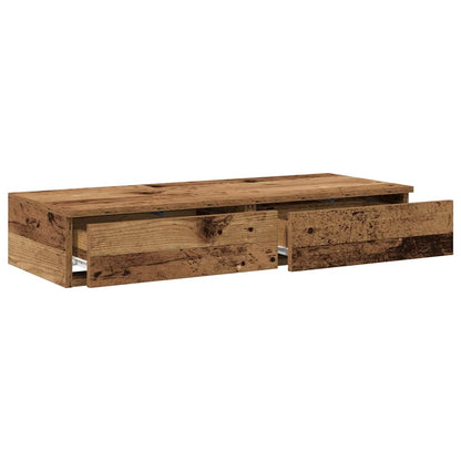 Bed Drawers Old Wood 75 x 36.5 x 16.5 cm Engineered Wood