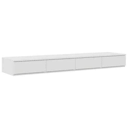Bed Drawers White 160 x 36.5 x 16.5 cm Engineered Wood