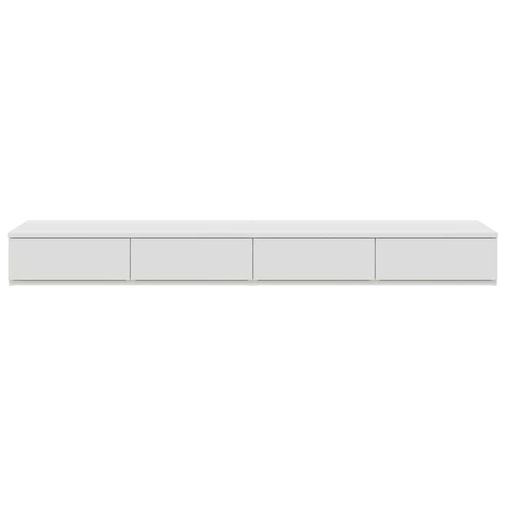 Bed Drawers White 160 x 36.5 x 16.5 cm Engineered Wood