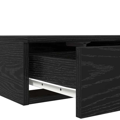 Bed Drawers Black Oak 160 x 36.5 x 16.5 cm Engineered Wood