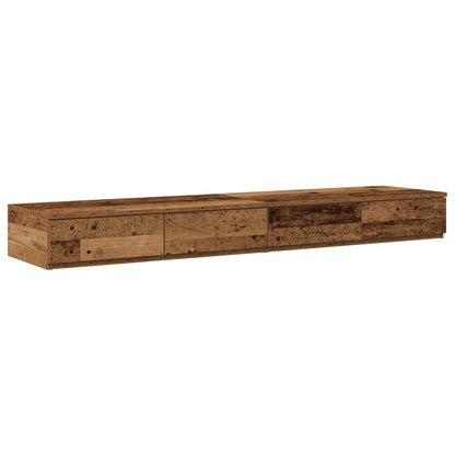 Bed Drawers Old Wood 160 x 36.5 x 16.5 cm Engineered Wood
